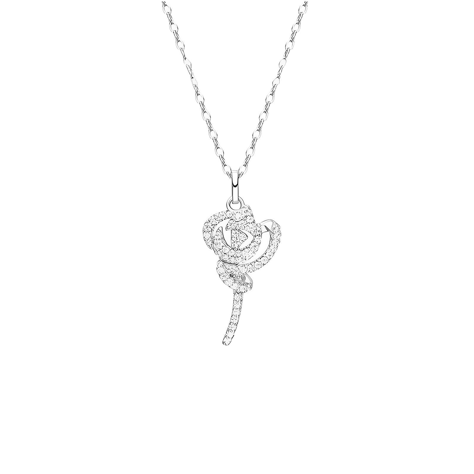Zoé White Floral Necklace